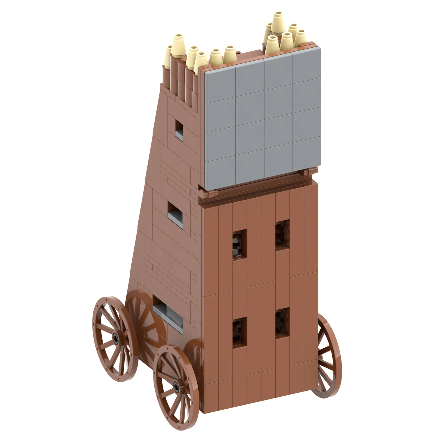 MOC5012 Medival Военная серия воздушная лестница грузовик боевое оружие Модель развивающие строительные блоки подарки игрушки для детей 224 шт.