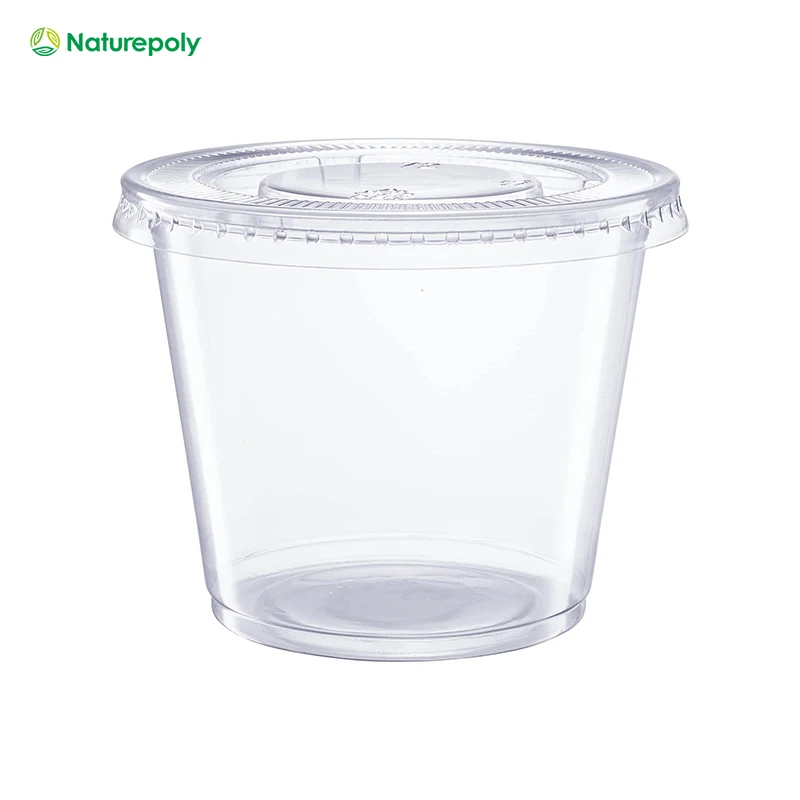 OEM OEM Customized Disposal Eco Friendly Tasse Cup Tasse Container Jelly Pudding Slime Snack Yogurt Sauces Portion Sauce Cup