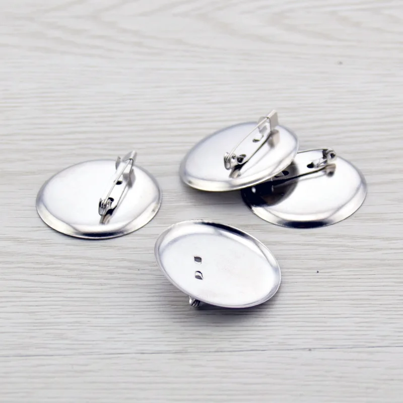 Diy Brooch Tray Material Pin Buckle Disc Brooch Holder Accessories Brooch
