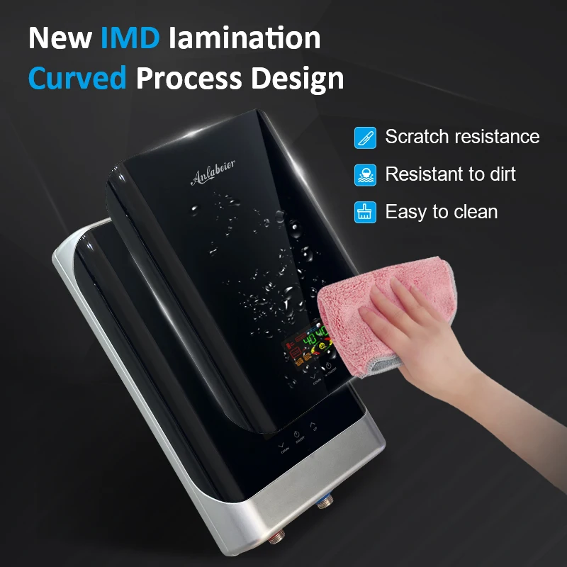 8000w 12000w IMD process energy efficient bathroom hot shower fasting instant electric water heater for wholesales