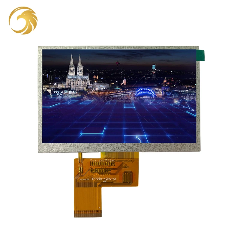
5 inch LCD TFT SPI/RGB resolution 480*272 40pin small display module screens monitory wide operating temperature 