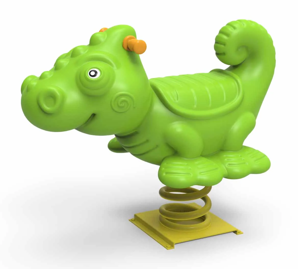 See&saw Elephant for Kids Outdoor Playground Rocking Spring Horse Toddler Seesaw Plastic Spring Rider