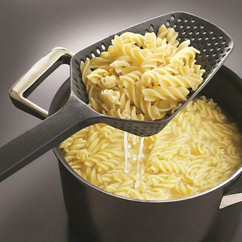 New Listing Nylon Spoon Large Colander Soup Filter Vegetable Strainer Scoop Cooking Shovels Kitchen Tools