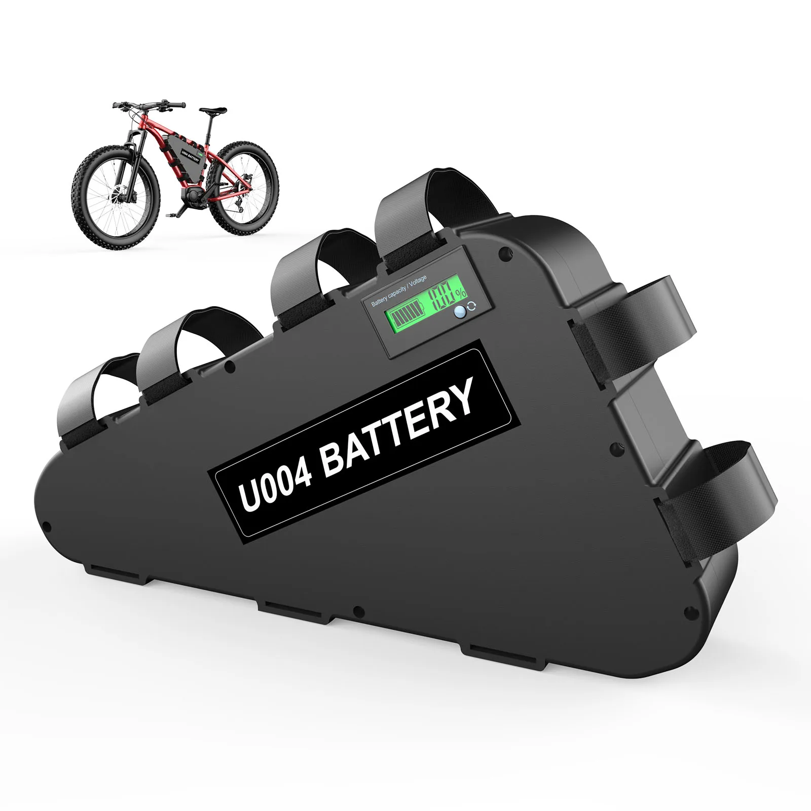 72v triangle ebike battery large capacity 52v 28.8ah lithium 3000W triangle batteries for electric bicycle ebike