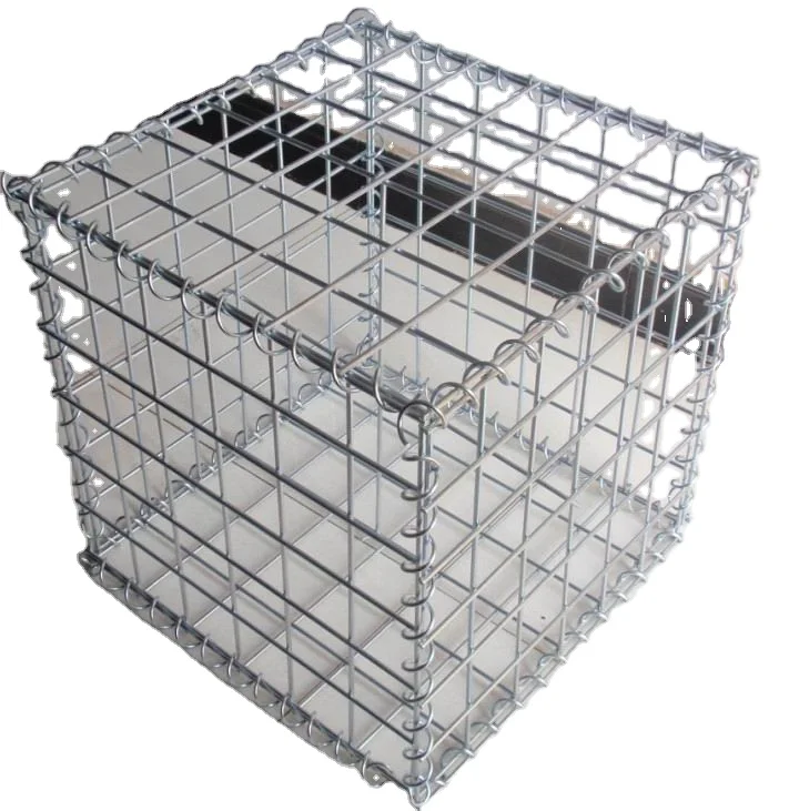 gabion boxes 3x3x13ft  Wire Mesh Cage Metal Hexagonal Wall Basket Gabion Welded Gabion Cage Box