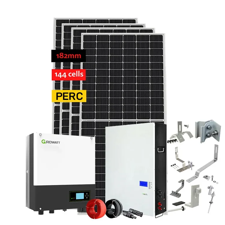 Sinoshine Solar System Off Grid 5Kw 10Kw 20Kw 25Kw 30Kw Solar Power System Commercial Industrial Home For Sale