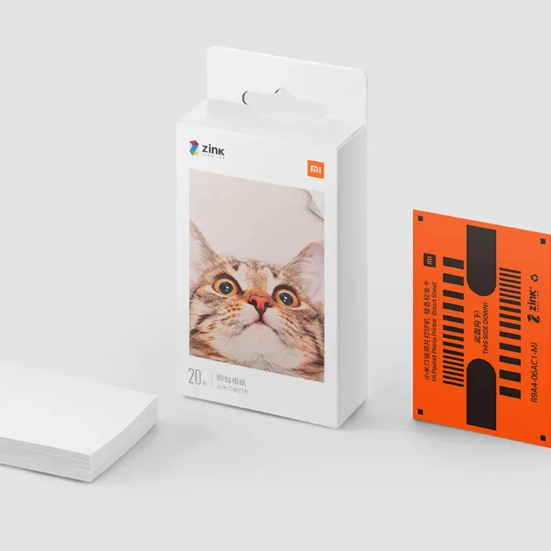 Xiaomi ZINK Pocket Printer Paper Self-adhesive Photo Print 50 Sheets Xiaomi 3-inch Mini Pocket Photo