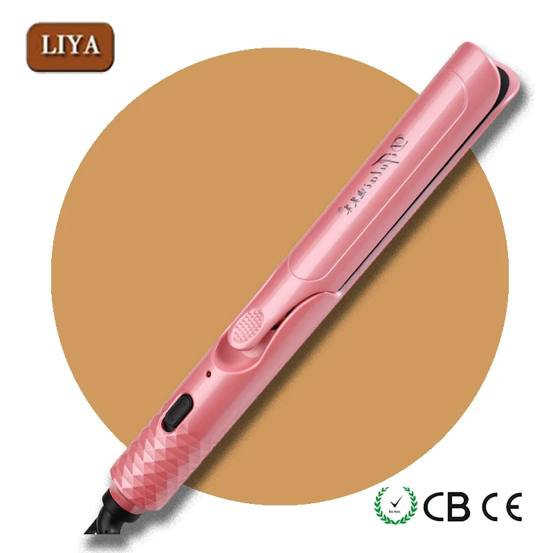 Liya 2 in 1 Hair Straightener and Curler Flat Iron Titanium Hair Flat Iron