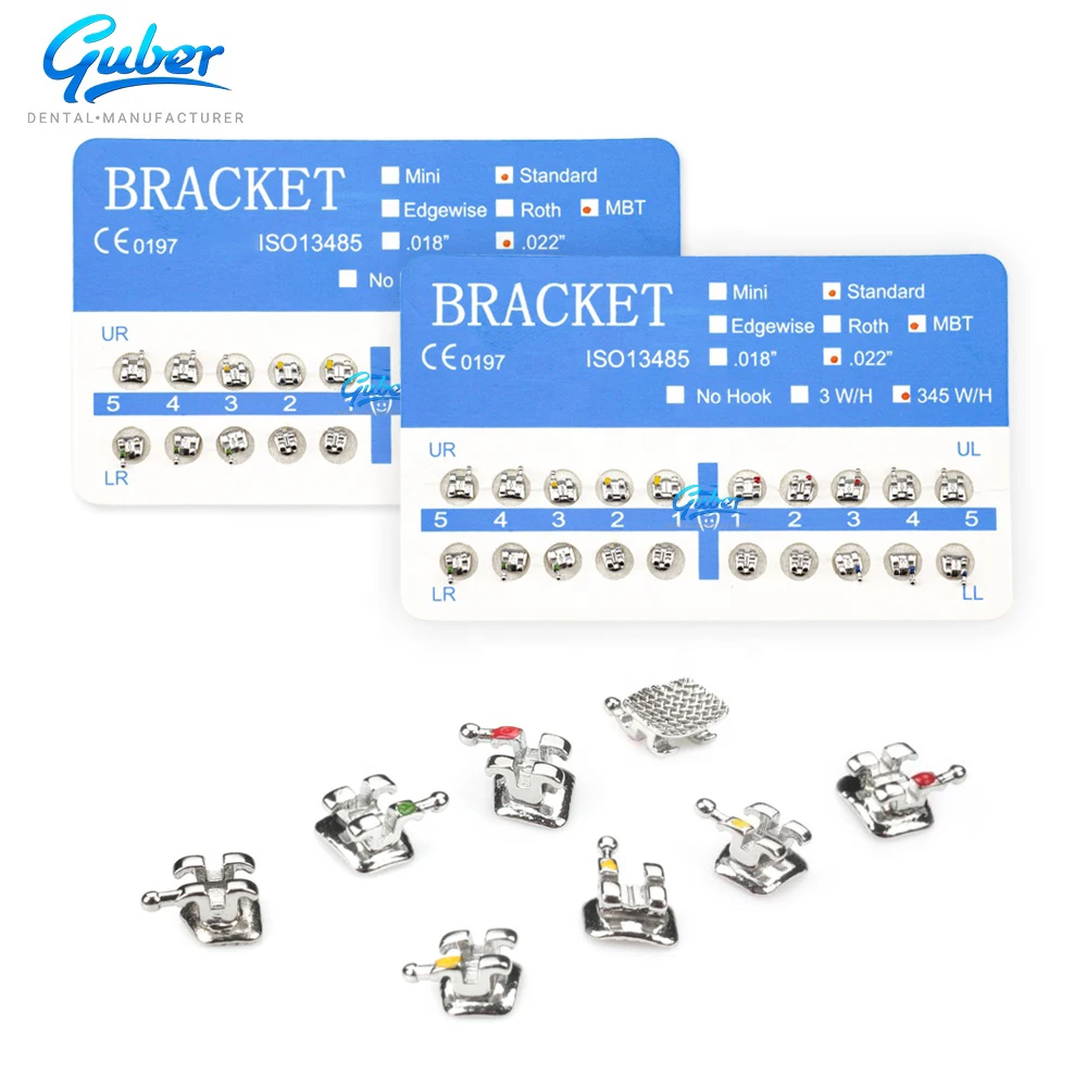 Guber Factory teeth dental Braces dental brackets orthodontic brackets Ortodoncia brackets teeth braces for teeth ISO CE