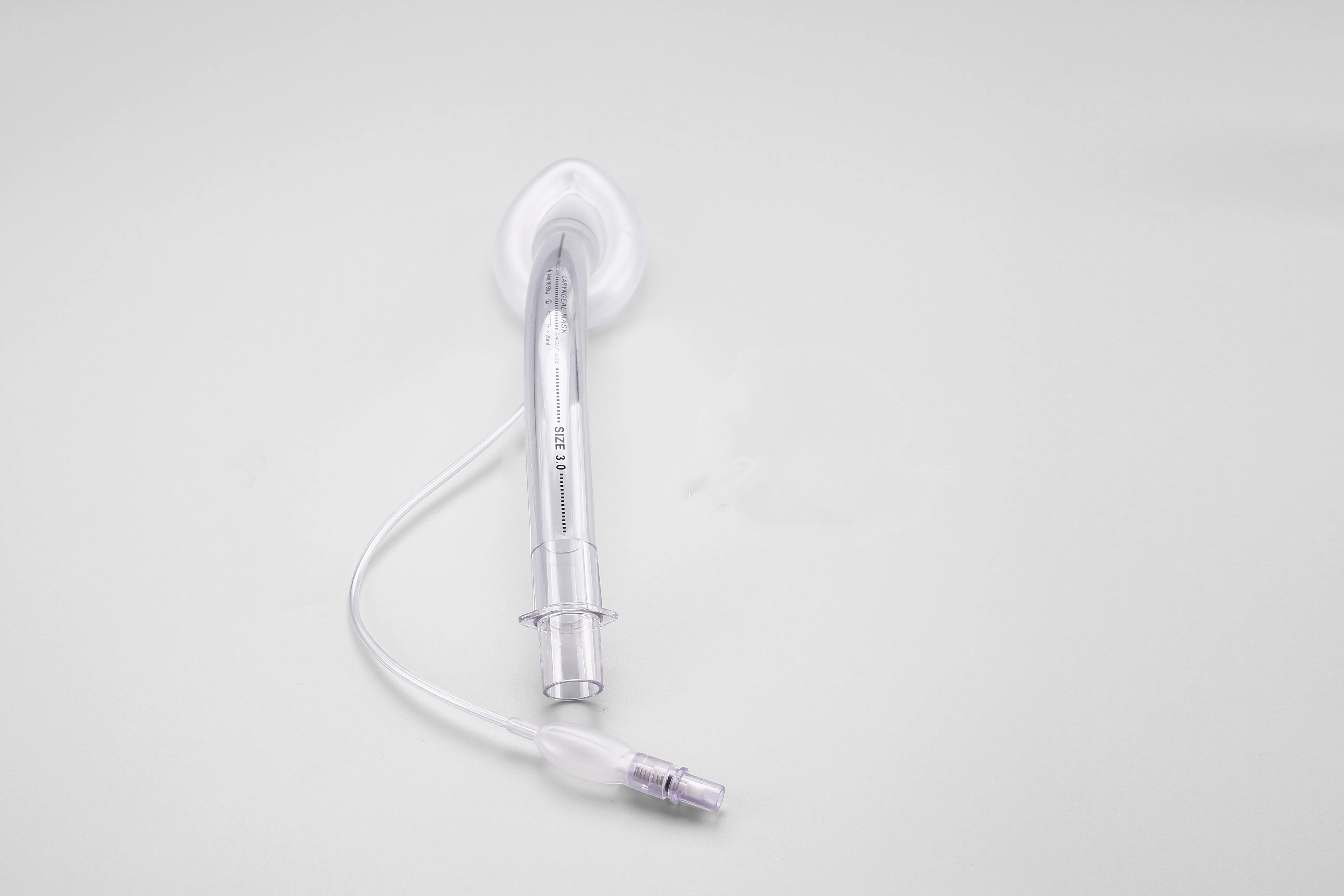 PVC silicone surgical Disposable Reinforced Laryngeal mask with soft cuff Disposable Medical Silicone standard flexible