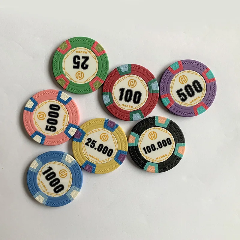 Высококачественные персонализированные глиняные фишки для покера WSOP рулетка блэкджека Outlaw Aria Mahjong Milano Milan-для любителей
