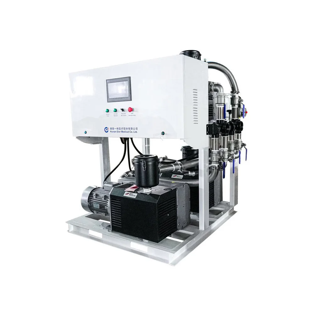 2024 factory duplex medical vacuum suction machine vacuum plant system for hospital