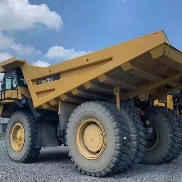 Used Large -scale mineral Truck komatsu HD785 high quality factory trailer bucket Secondhand komatsu HD785  truck in stock