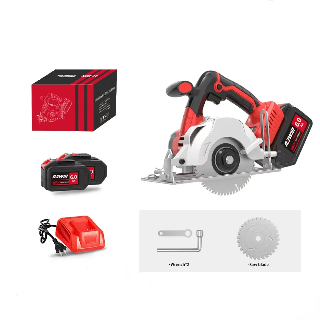 Бесщеточная циркулярная пила NAWIN Professional 5 дюймов 21 В 0-45 °