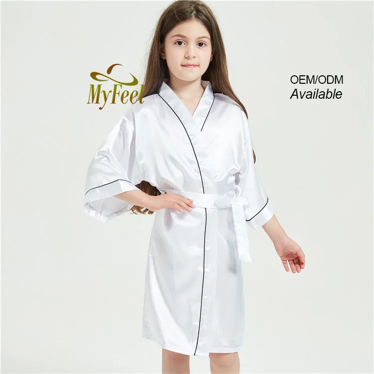 
Летние детские шелковые пижамы, красивые шелковые пижамы для детей, детские пижамы с длинным рукавом 