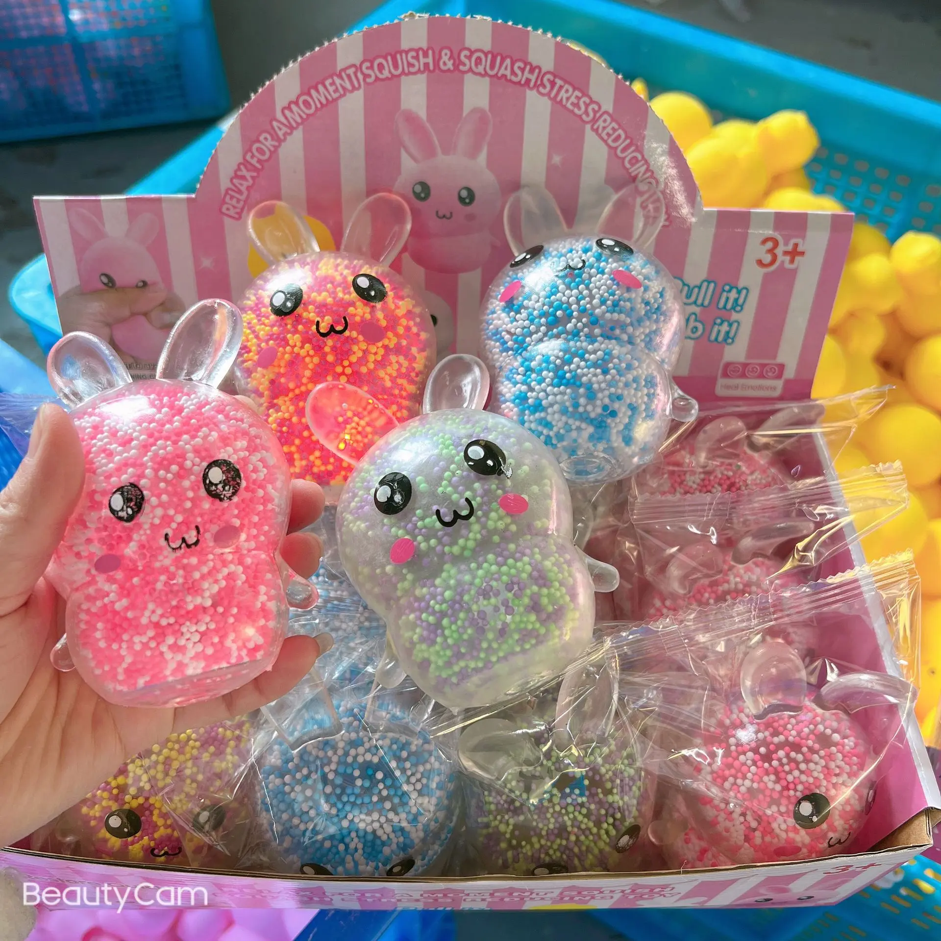 Hot Kawaii Animals Light Up Octopus Colorful Foam Squeeze Soft Tpr Relieve Toys For Girls