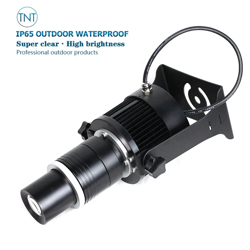 40W 50W 60W high definition LED logo projector static outdoor waterproof meanwell smps gobo light floor project advertising lamp