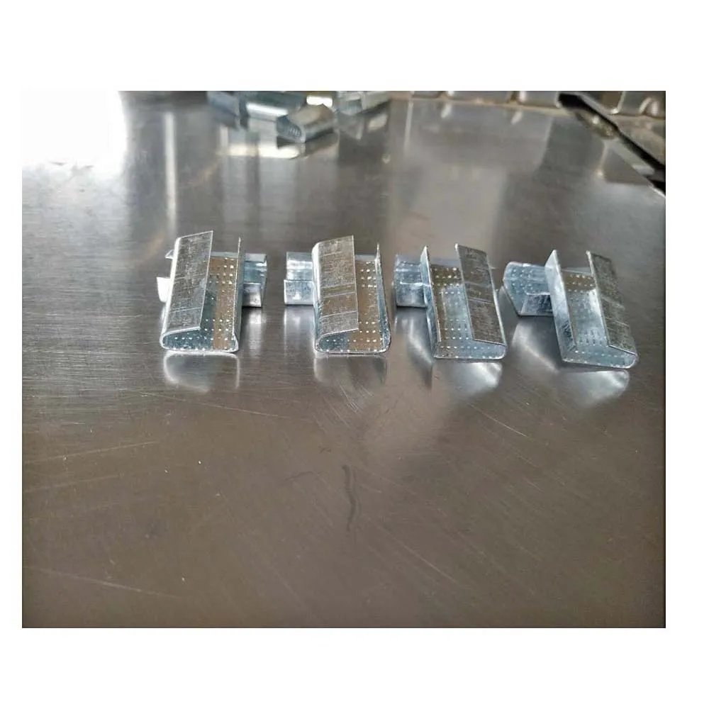 Plastic Band Fastener Open Iron Sheet Steel Buckle For Pp Pet Strap Belt Galvanized Metal Seal For Pet Polyester Strapping