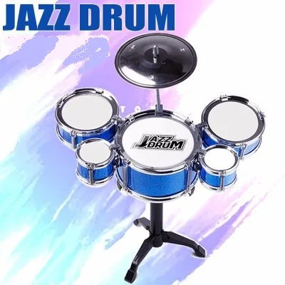 
New product kids play toys hand drum musical instrument kids tambourine jazz drum set toy 
