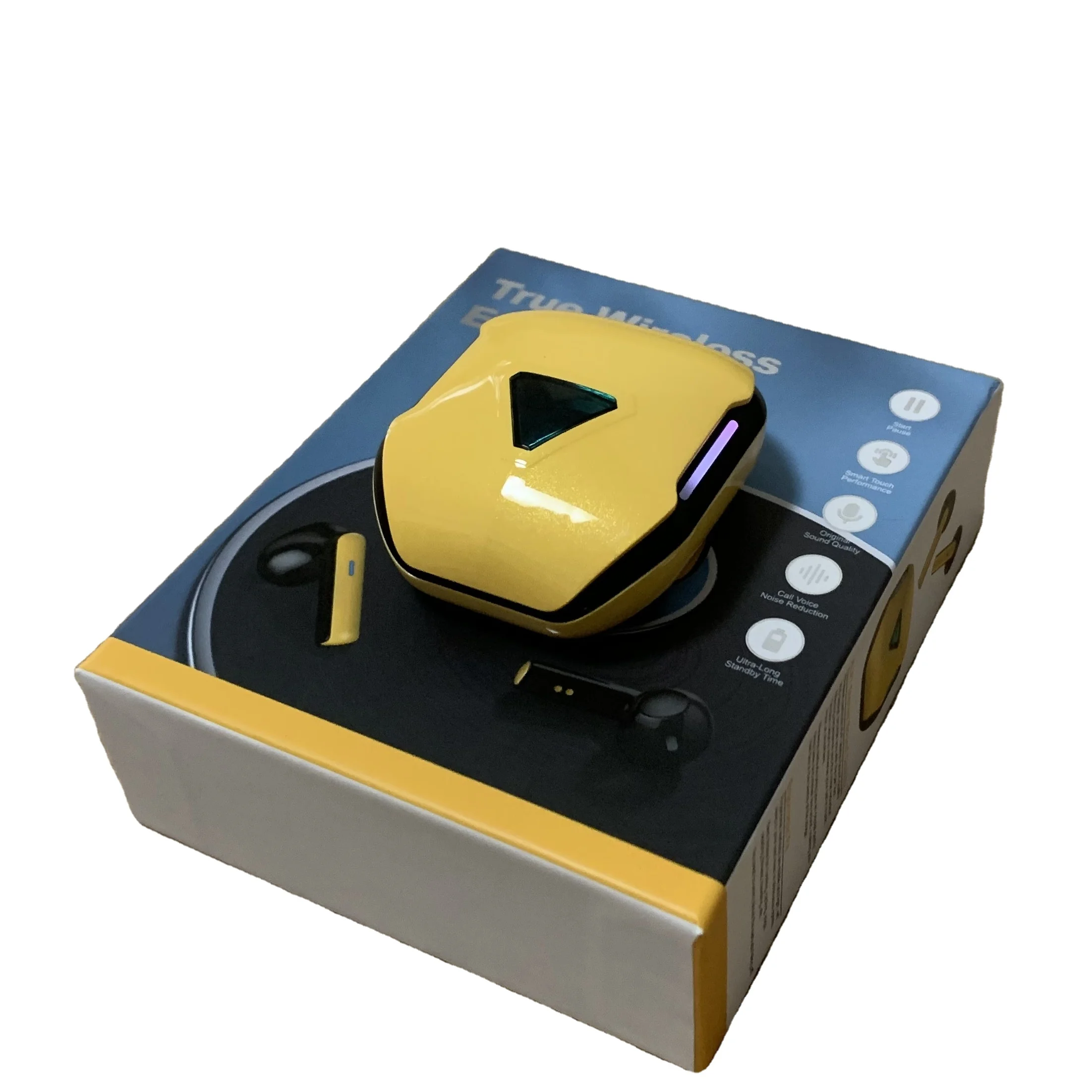 Free sample TWS CY02 Gaming Earbuds Wireless Headset Bt Earphone With Mic Bass Audio Sound Stereo Music HiFi Headphones