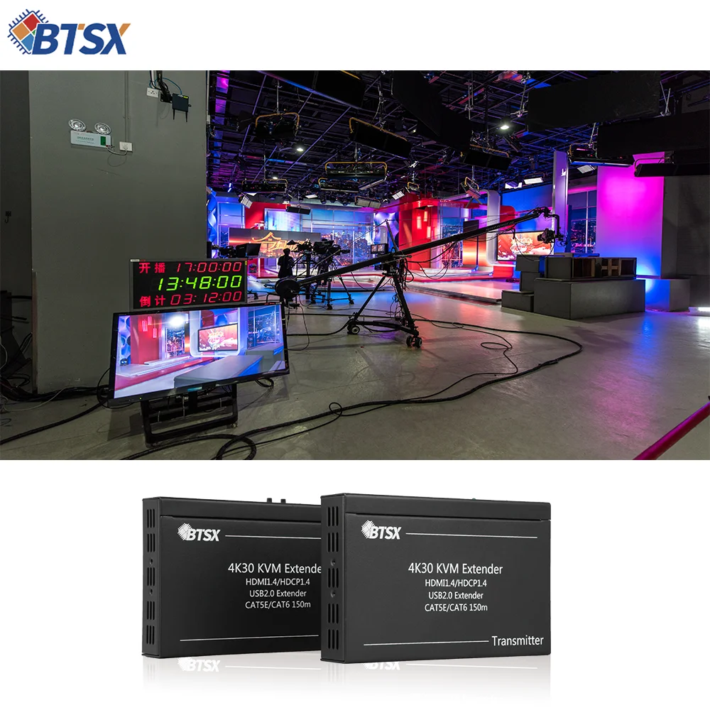 4K HDMI and USB KVM Extender Ultra HD Plug and Play Secure Transmission