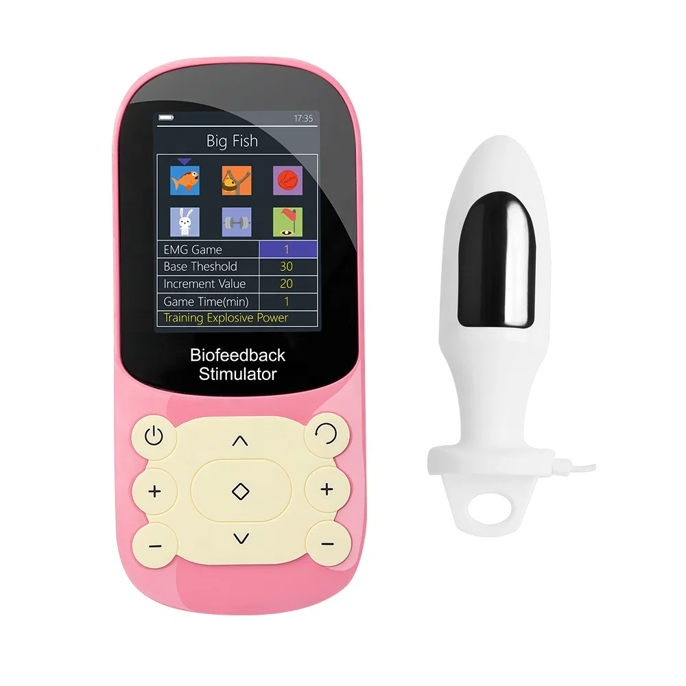 EMG EST STIM 17 setting modes rechargeable Biofeedback Nerve and Muscle equipment pelvic floor stimulator Pelvic Muscle Toner
