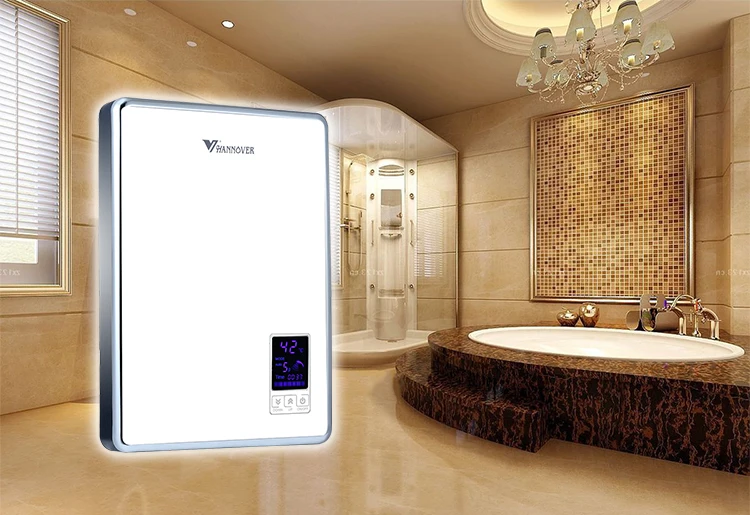 8kW -15kW OEM Wall mounted 2s hot water output electric hot shower water boiler instantaneous tankless