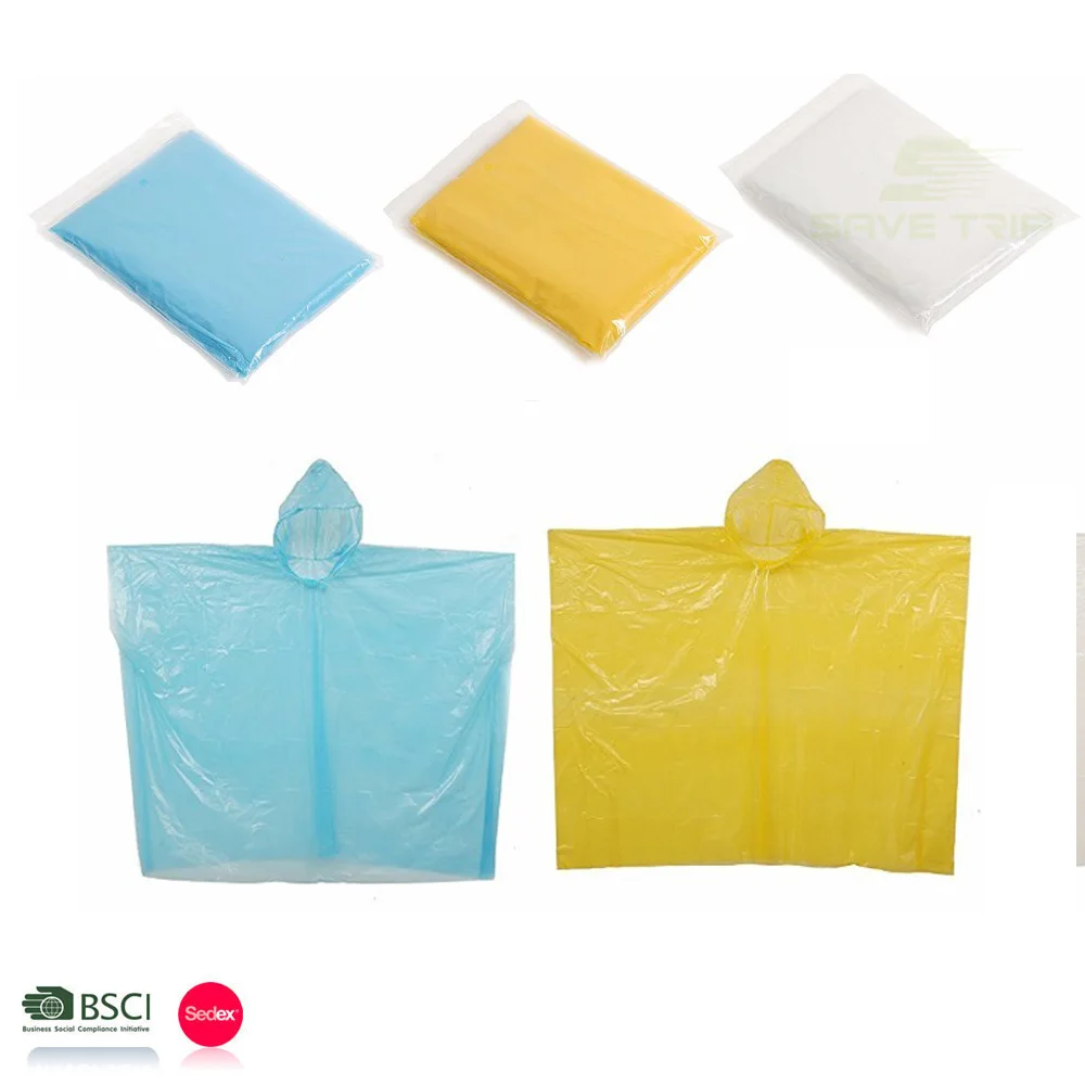 China Market Wholesale Colorful 100% Waterproof Disposable Surf Poncho Raincoat