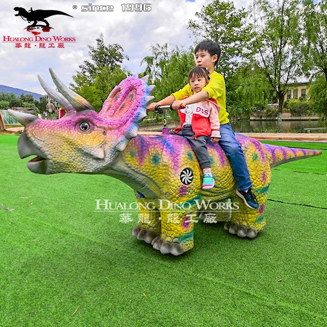 High quality animatronic rides walking kids dinosaur made in China