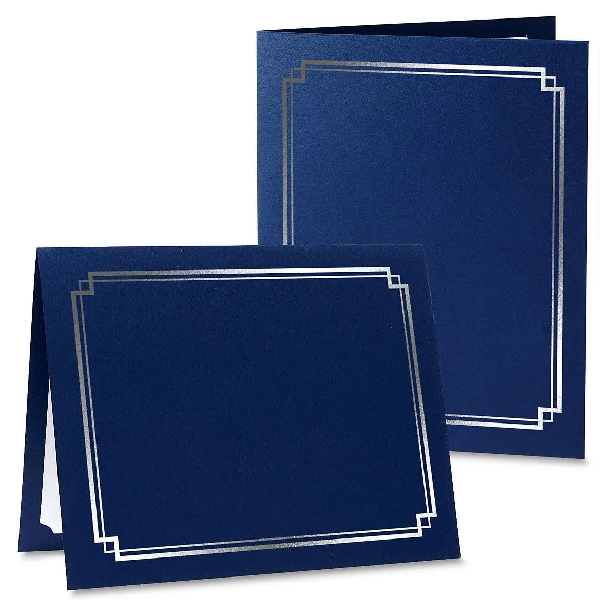 
Bespoke wholesale premium A4 paper certificate folder, double certificate holders 