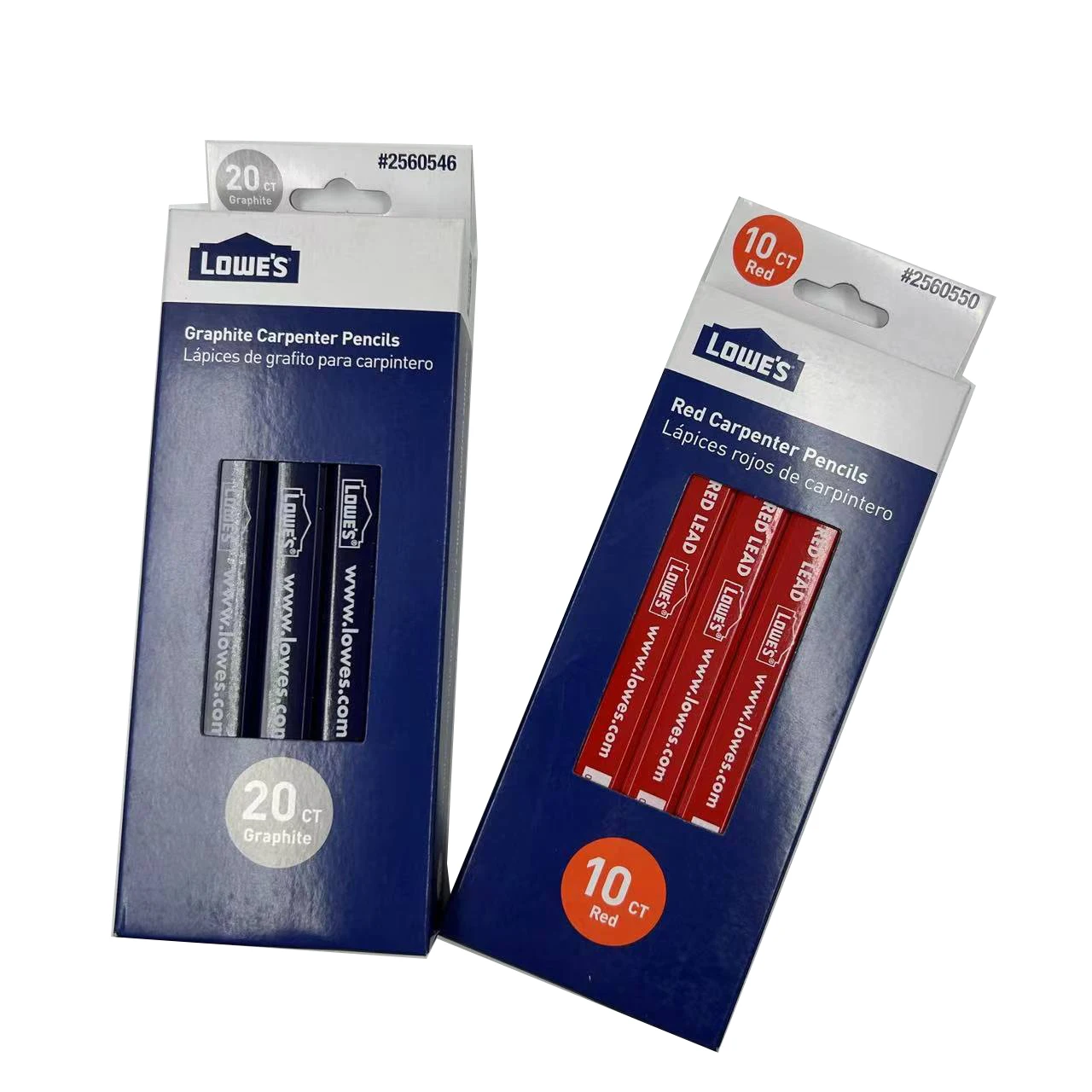 HB 4H Customized Logo Promotional Pencil Natural Wood Construction Builders Carpenter with Round Oval Octagonal-Standard Pencils