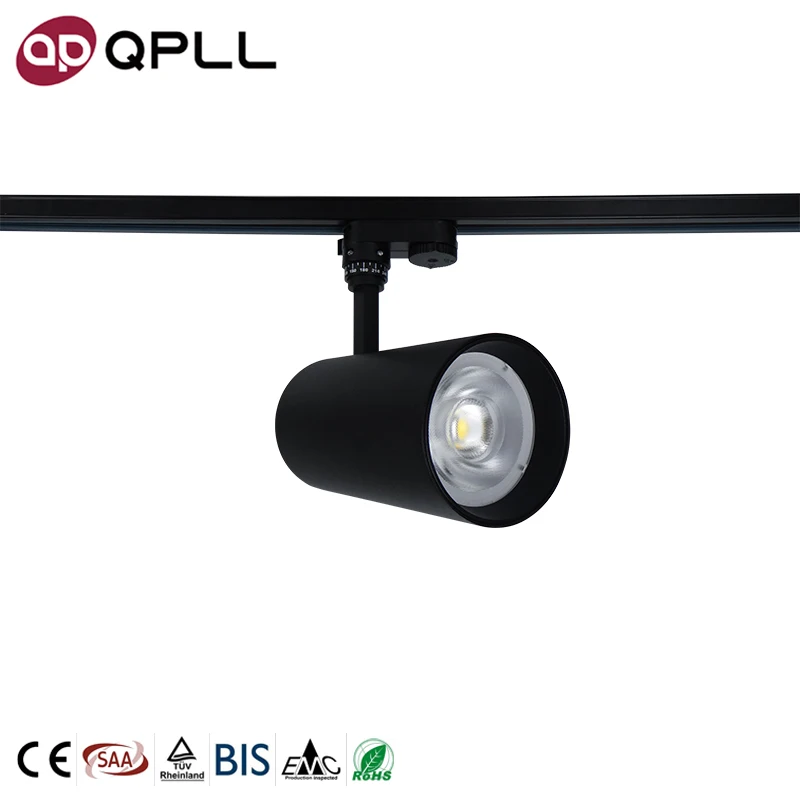 Modern Design Commercial Adjustable Beam Angle 30W COB LED dali dimmable Track Light