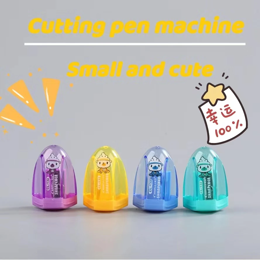 Wholesale student portable manual creative Cute pencil sharpener Mini sharpener