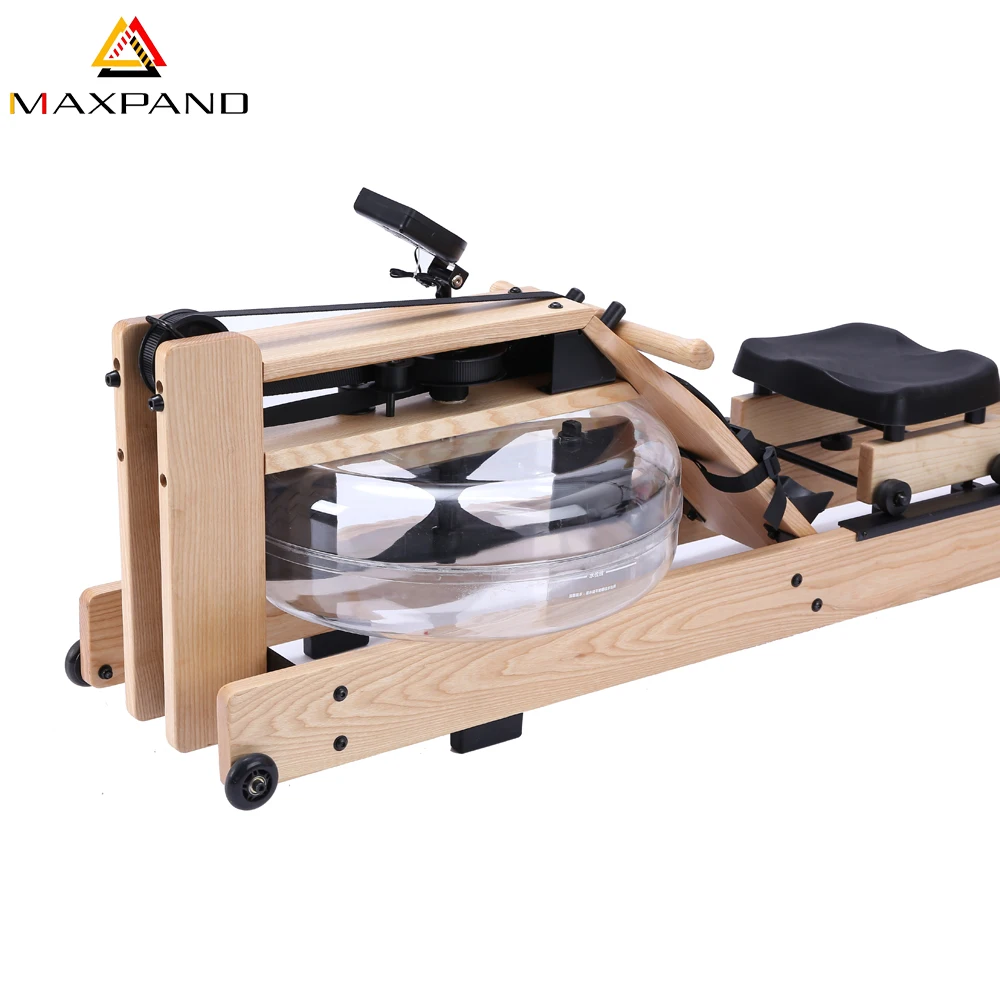 
Wholesale Commercial Gym Equipment Water Rower High Quality Wooden Water Rowing Machine 
