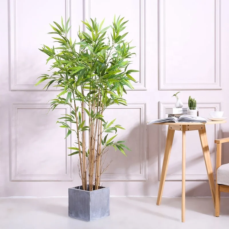140cm Home decorative lucky artificial bamboo tree plant 7086