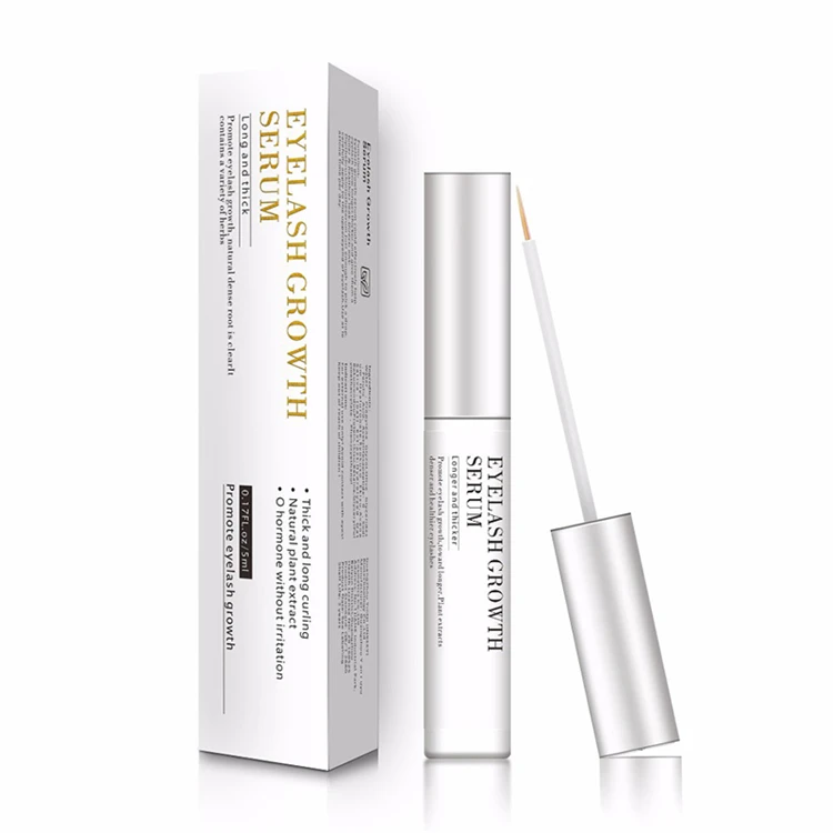 New Portable OEM Organic Natural Enhancing Brow Growth Longer Eyelash Growth Serum