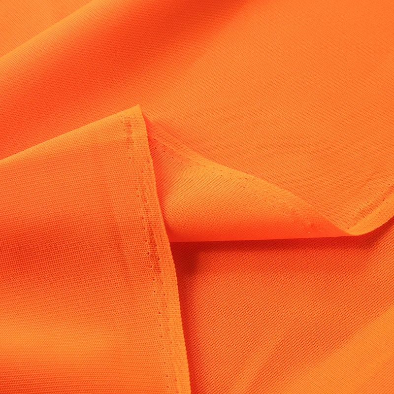 
Safety Vest Fluorescent Color 100% Polyester Fabric Dty Reflective Cloth Fabric For Police Uniform 