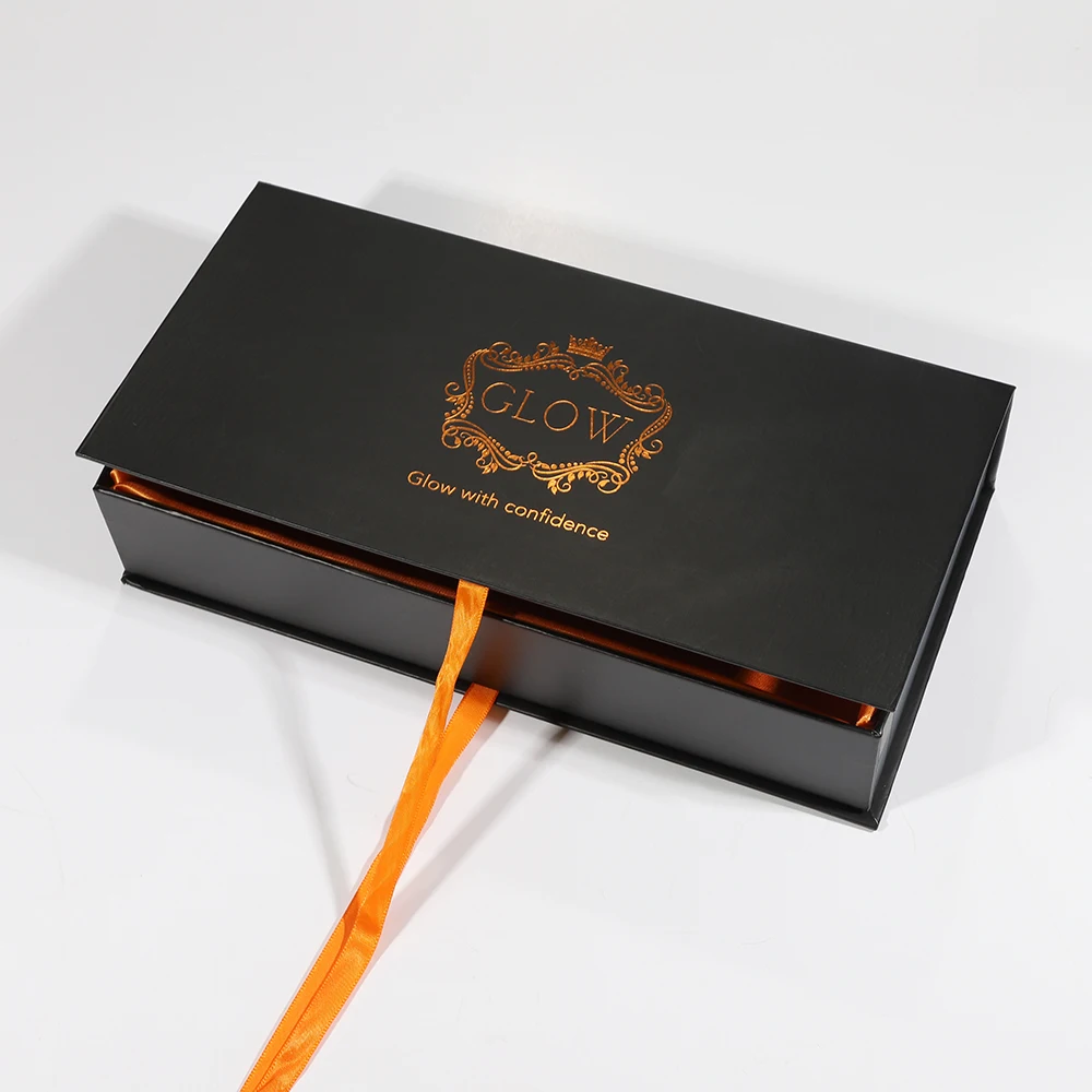 Chinese custom handmade hair extension packaging box