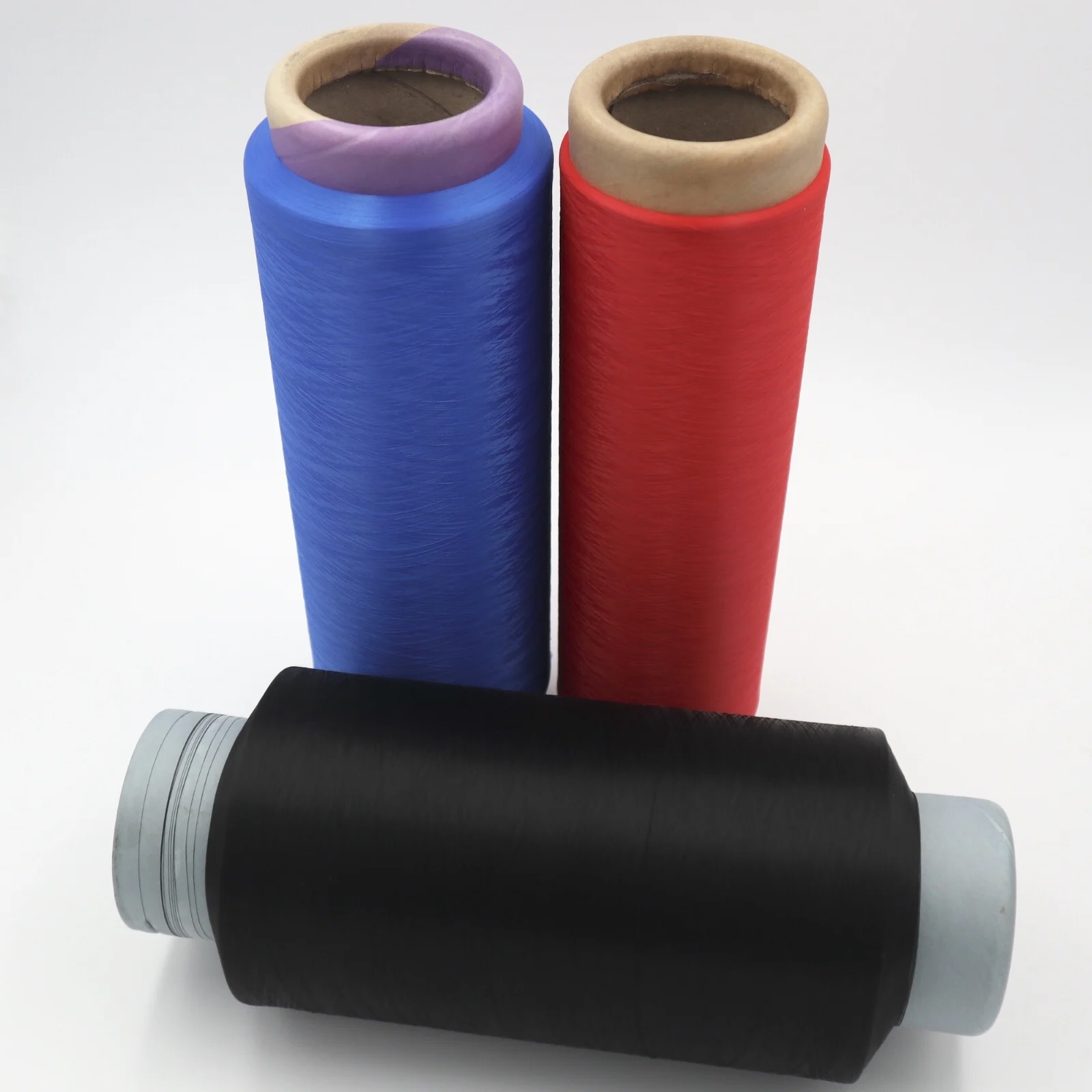 
high quality dope dyed polyester textured yarn DTY 150D 48F for elastic 