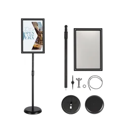 Adjustable aluminum Snap Open 8.5 x 11inch  sign stand