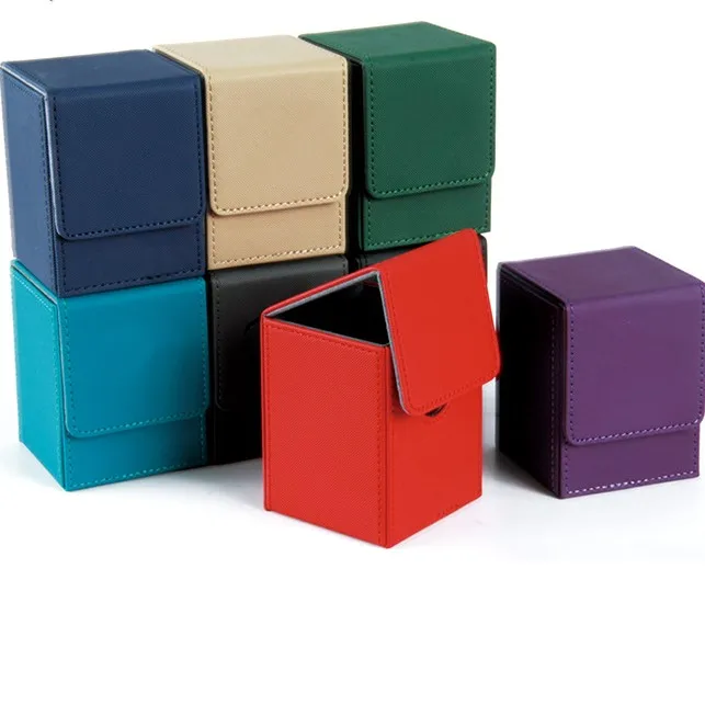 Custom Logo Tcg Deck Box Game Deck Case Custom Pu Deck Box Trading Card Case