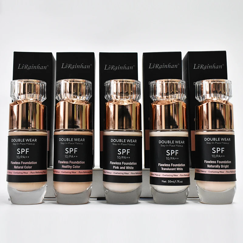 Waterproof Private Label Makeup Full Coverage Liquid Foundation Cream for  Black Skin