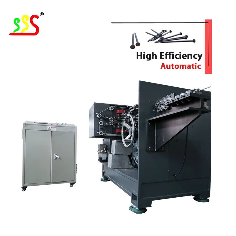SSS-X90 and SSS-D90 more flexible high speed automatic wire nail making machine nail making machine