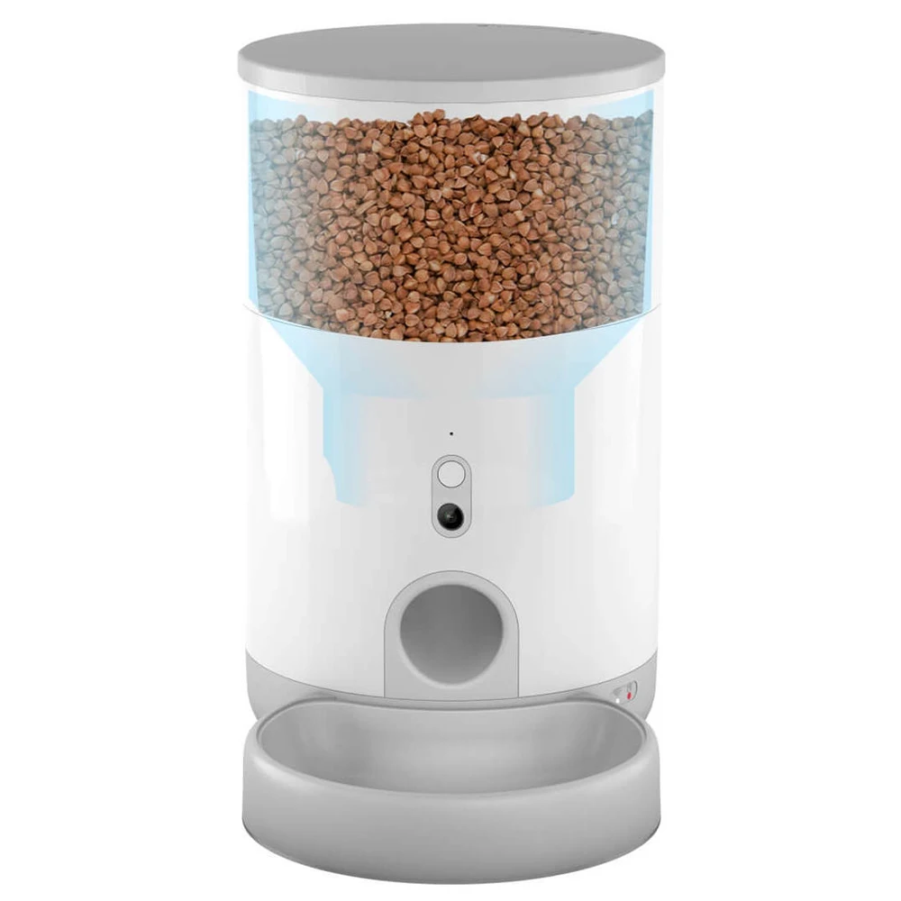 Pet 2.6l Smart Cat Feeder Wifi Mobile Phone App Remote Control Dog Food Dispenser Microchip Automatic Pet Feeder