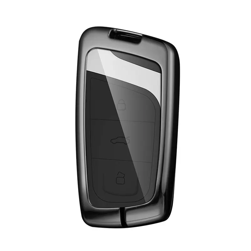 hot selling suitable for Chery car key cover 23 Ant EQ1 Arrizo E Tiggo E metal automobile key fob case leather metal bag