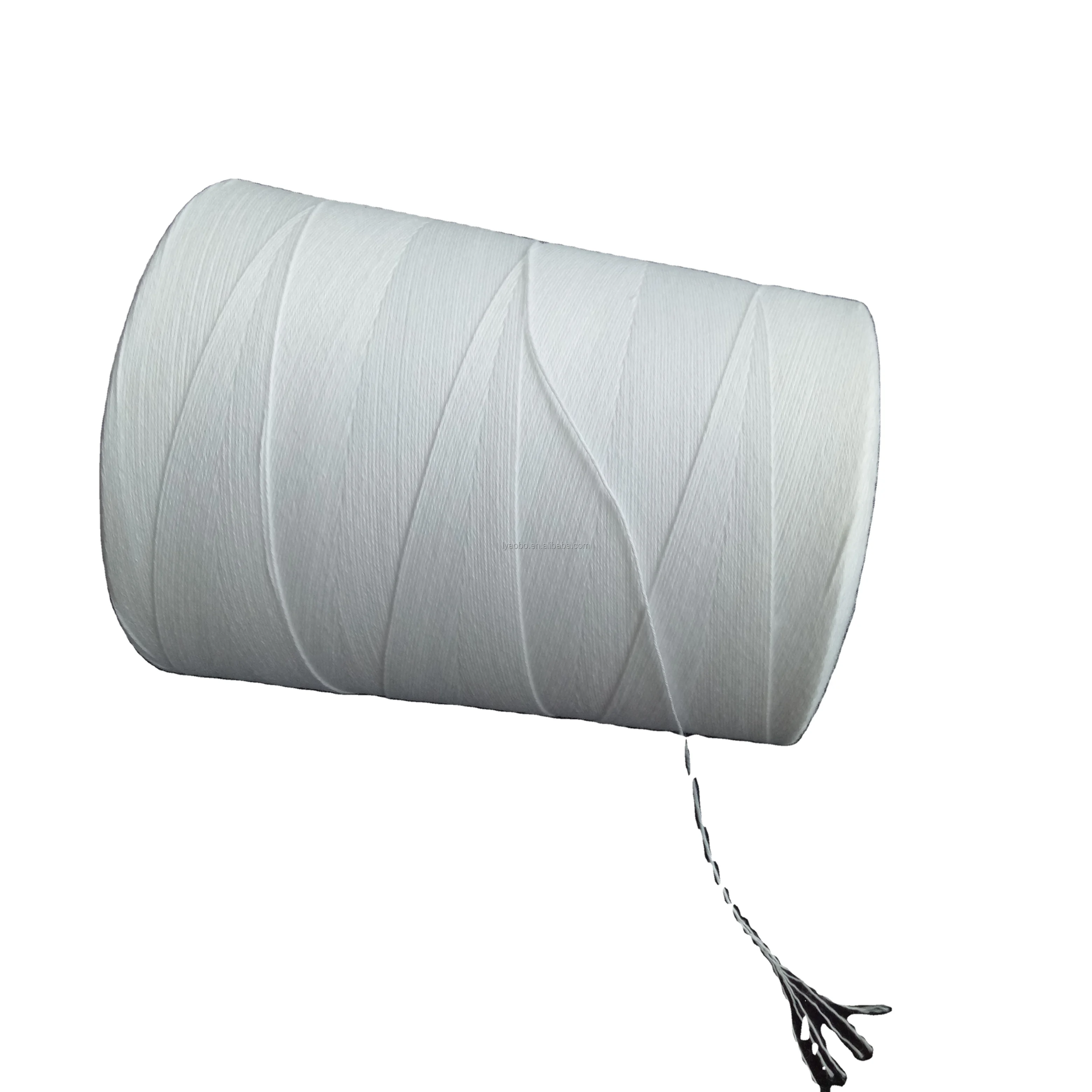 Linyi aobo  spun polyester sack sewing thread for portable bag closer  high speed  industrial sewing machine