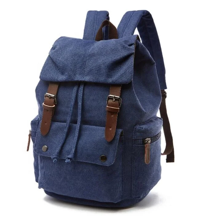 Laptop mochilas backpack canvas travel bags Korean style school backpack for student