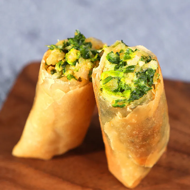 Chinese Frozen Vegetable Spring Rolls Hot Sale Delicious Fried Cooking Spring Roll Quick-Frozen Food Wholesale With Low Price