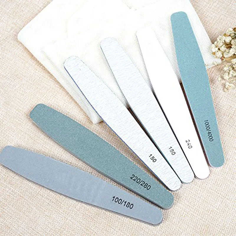 Nail File, Gel Nail File Set Professional Nail Buffer File Block
