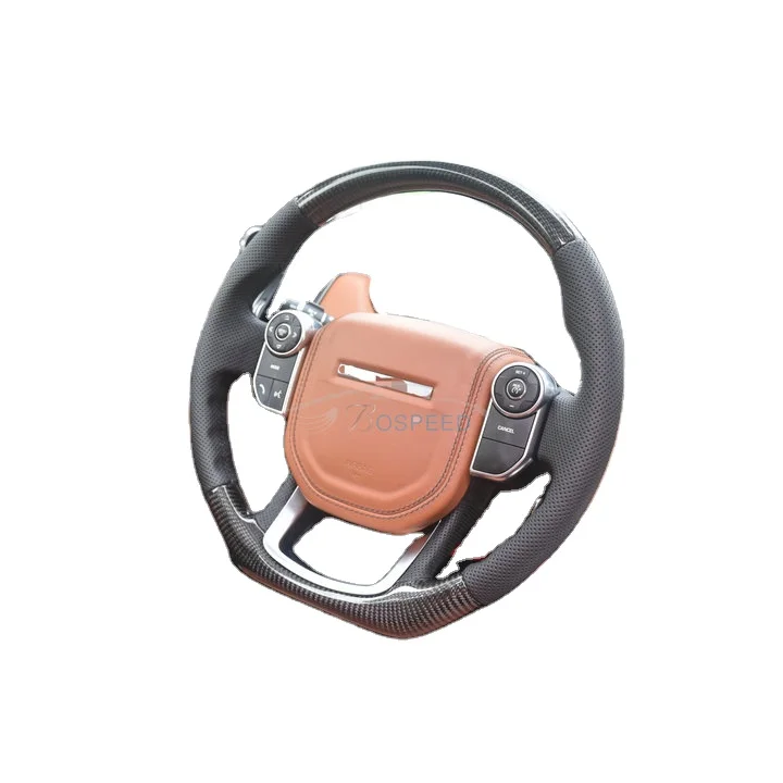 
Carbon Fiber racing car steering wheel for Land Rover Rang Rover Sport 